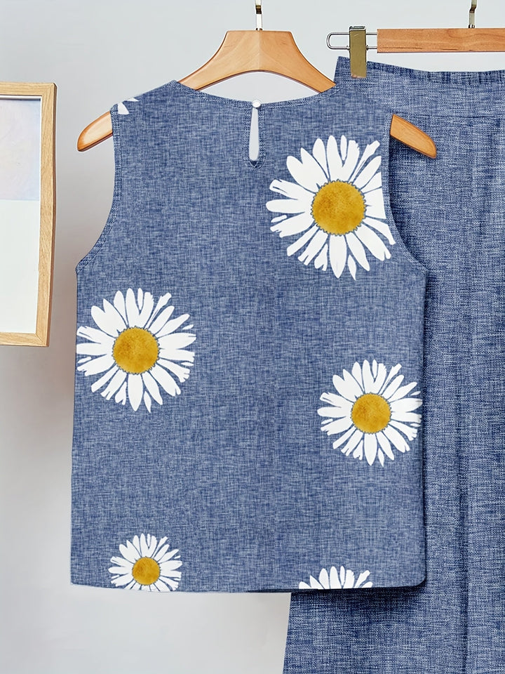 Kaitlyn | Daisy Flower Zwei-Teile Set