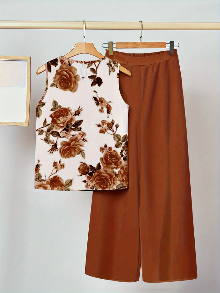 Jasmin | Vintage Braun Floral Set