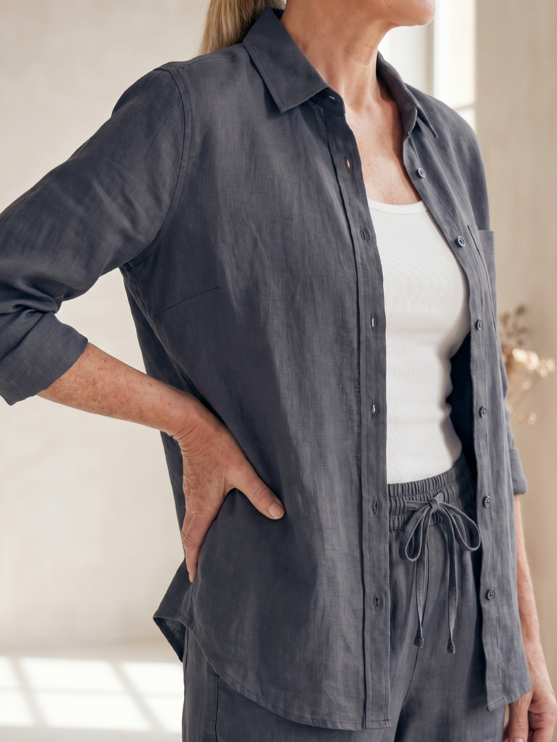 Noor | Langarmshirt mit tapered Pants Set