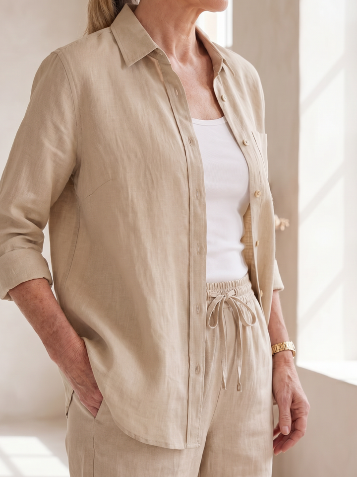 Noor | Langarmshirt mit tapered Pants Set