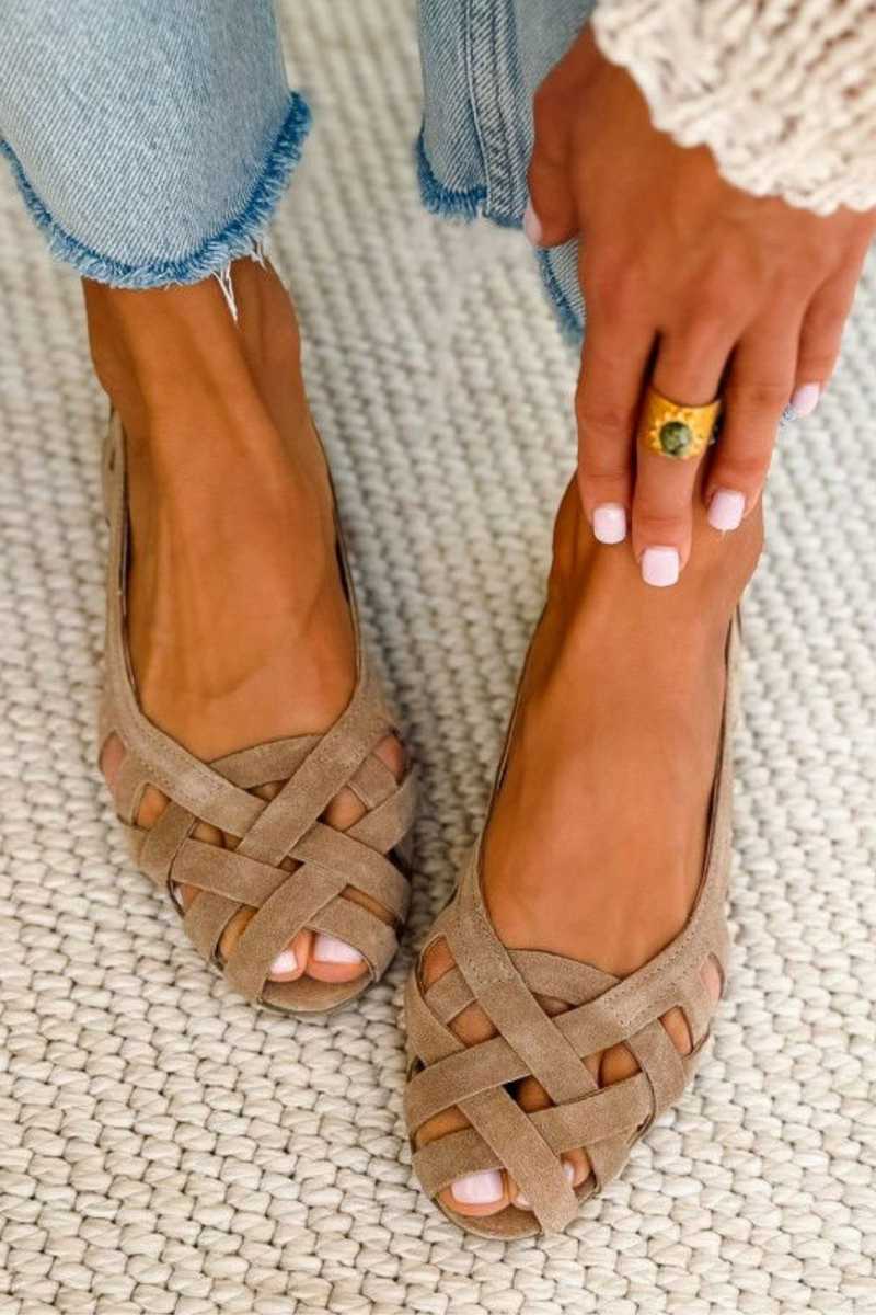 Karin | Geflochtene Sommersandalen