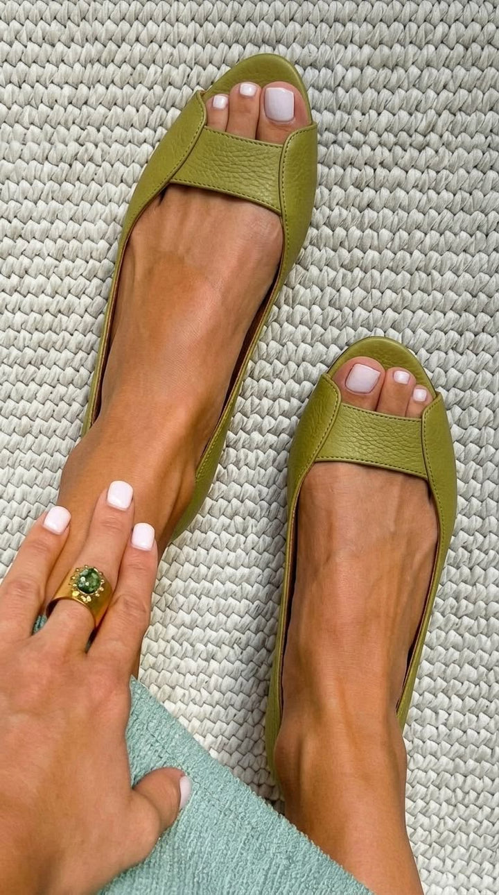 Renate | Elegante Metallic-Sandalen