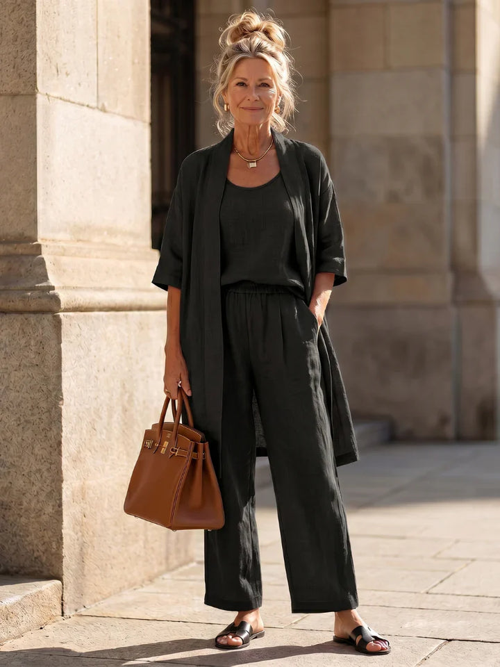 Linnea | Leichtes Leinen-Set