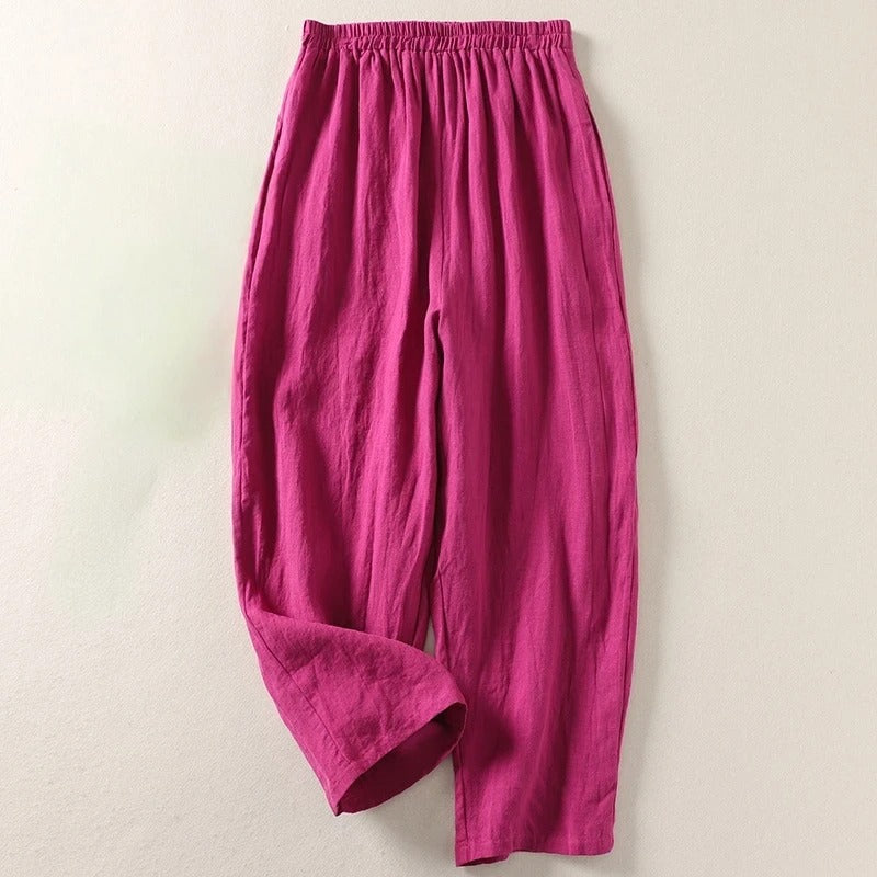 Andrea | Leichte Leinenhose mit bequemer Passform