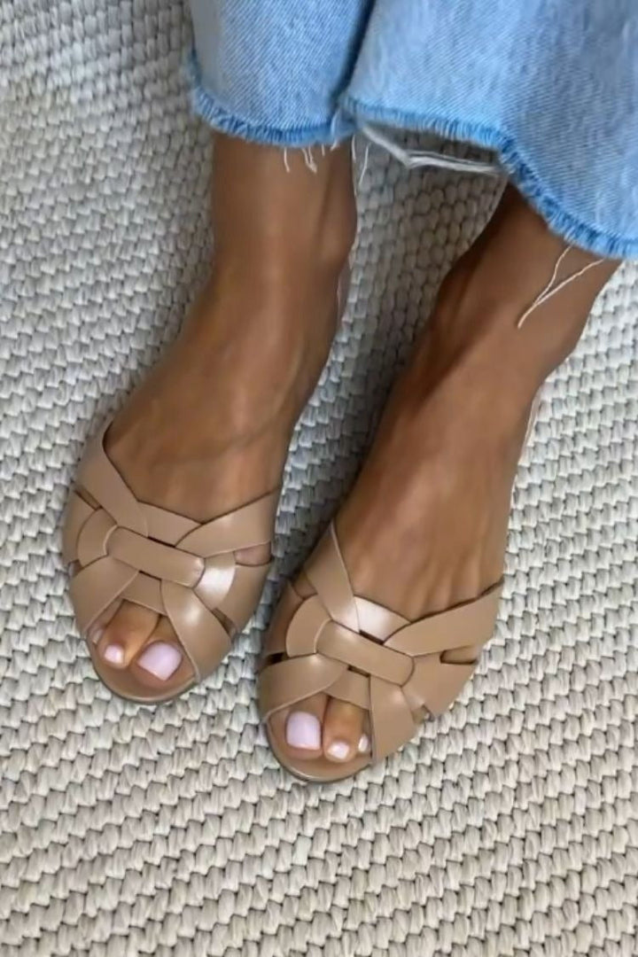 Sophie | Zeitlose geflochtene Sandalen