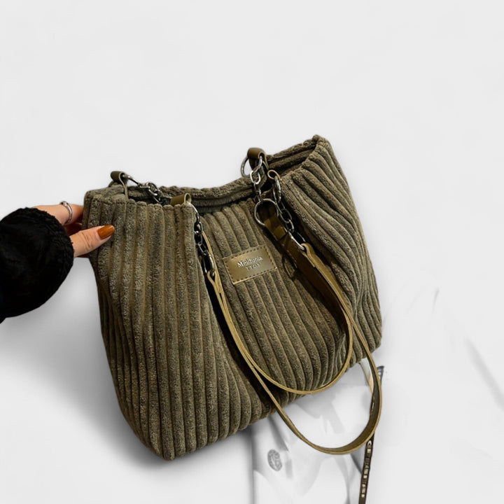 Eleanor | Weiche Kord Umhängetasche