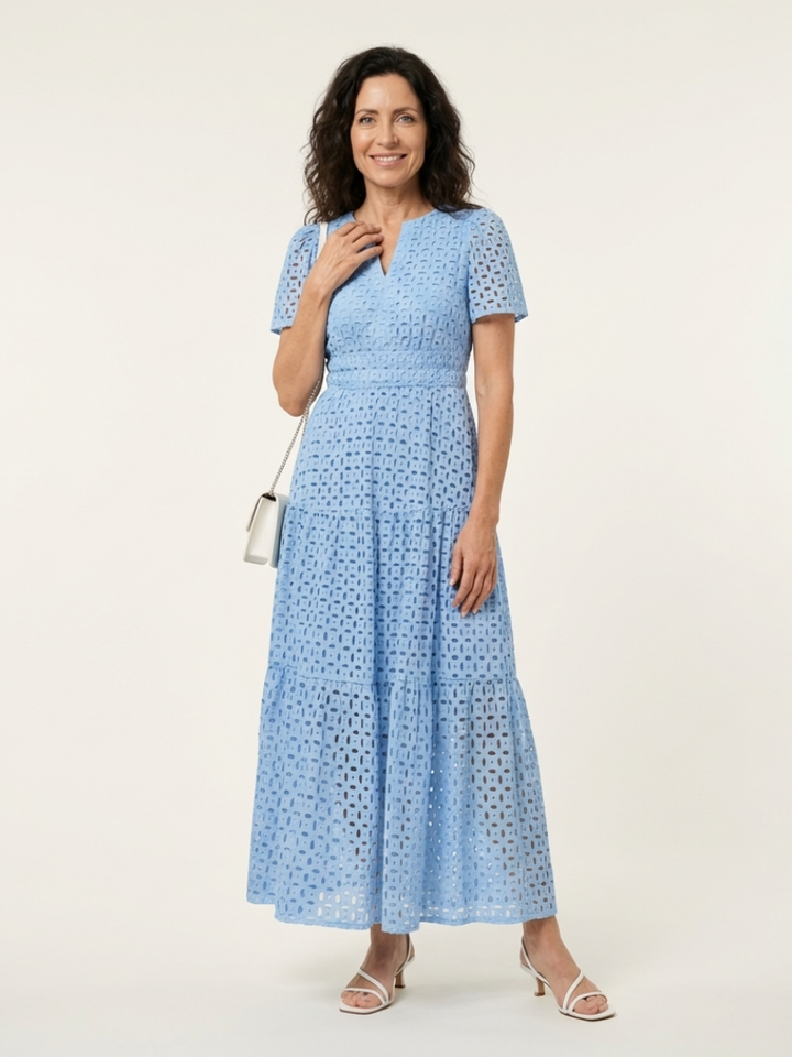 Sabine | Bequemes Midikleid mit lockerer Passform