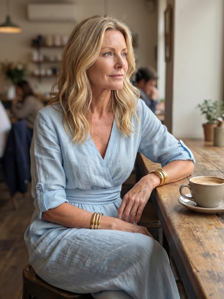 Wanda | Kreuz-Front Weitbeiniger Jumpsuit