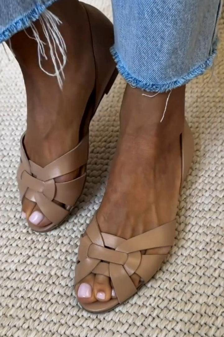 Sophie | Zeitlose geflochtene Sandalen