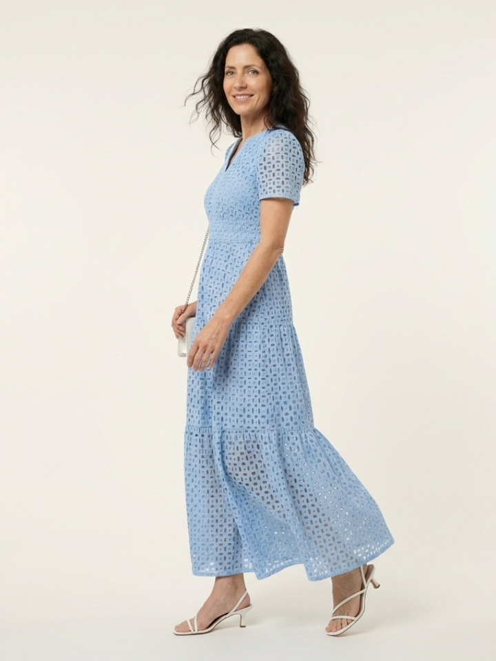 Sabine | Bequemes Midikleid mit lockerer Passform