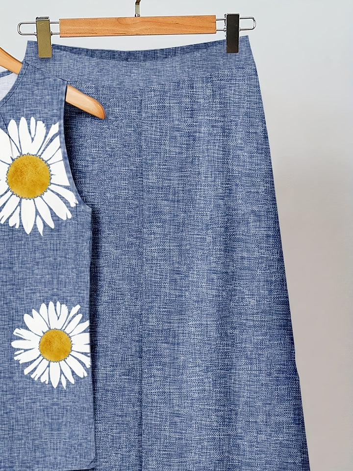 Kaitlyn | Daisy Flower Zwei-Teile Set