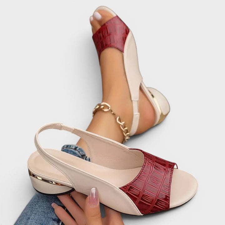 Clara | Elegante Sandalen mit bequemem Absatz