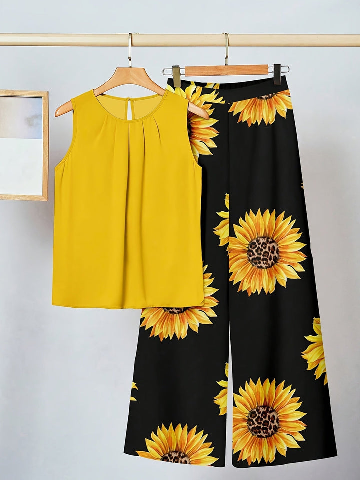 Cassidy | Sonnenblume Zweiteiliges Set