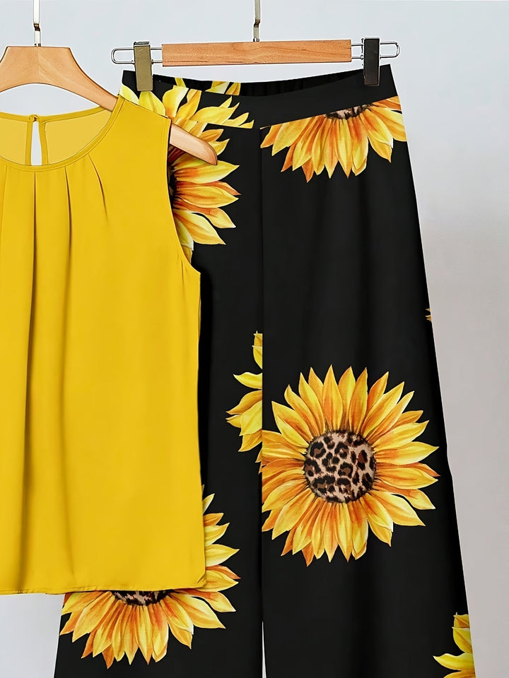 Cassidy | Sonnenblume Zweiteiliges Set