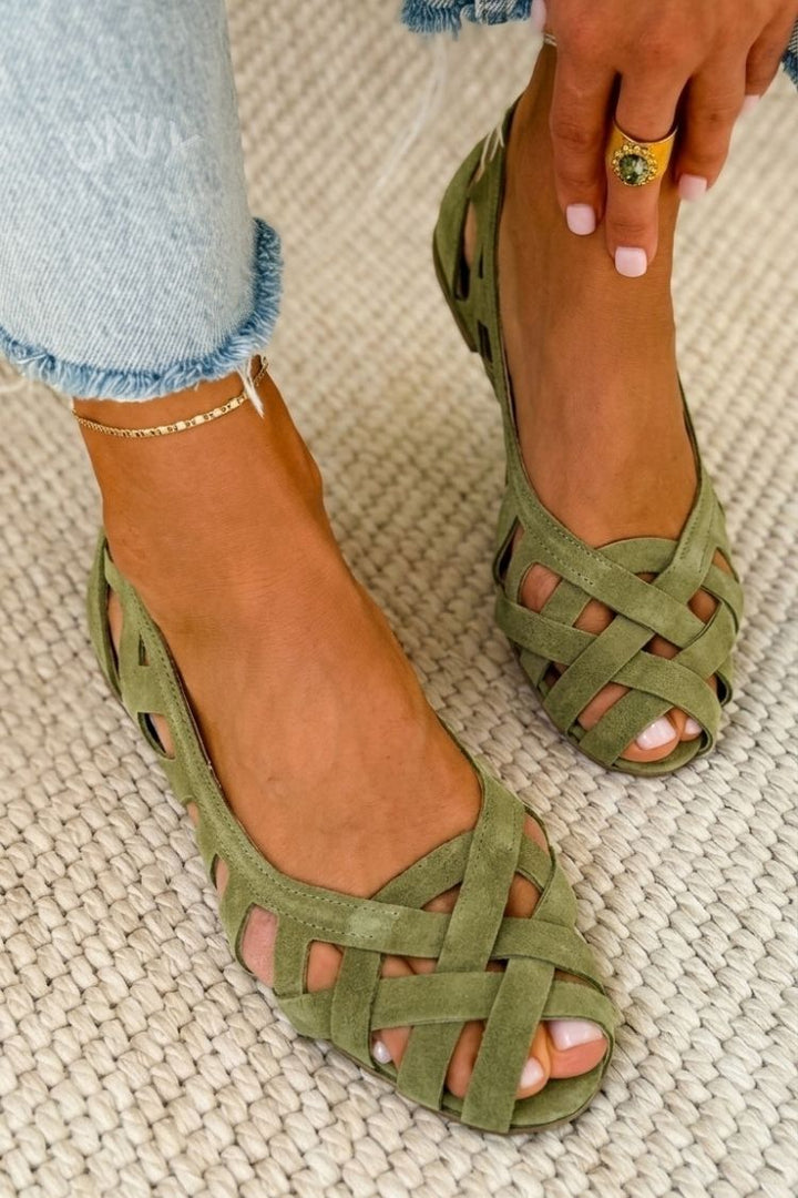 Karin | Geflochtene Sommersandalen