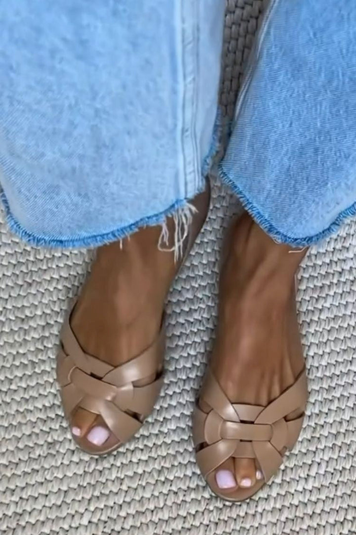 Sophie | Zeitlose geflochtene Sandalen