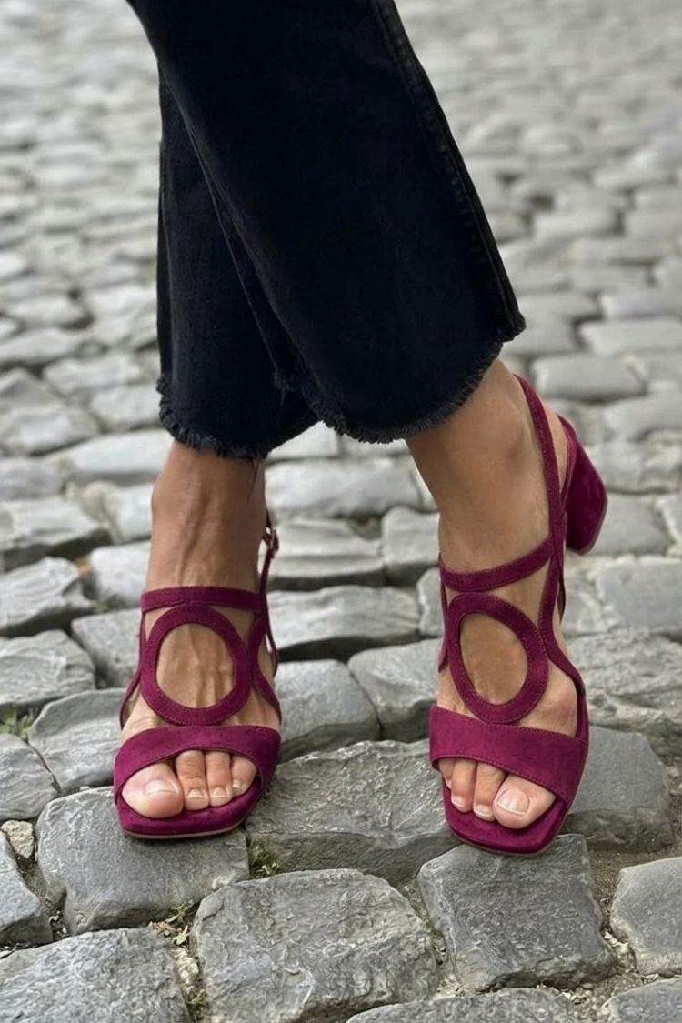 Ursula | Bequeme Sandalen mit Blockabsatz