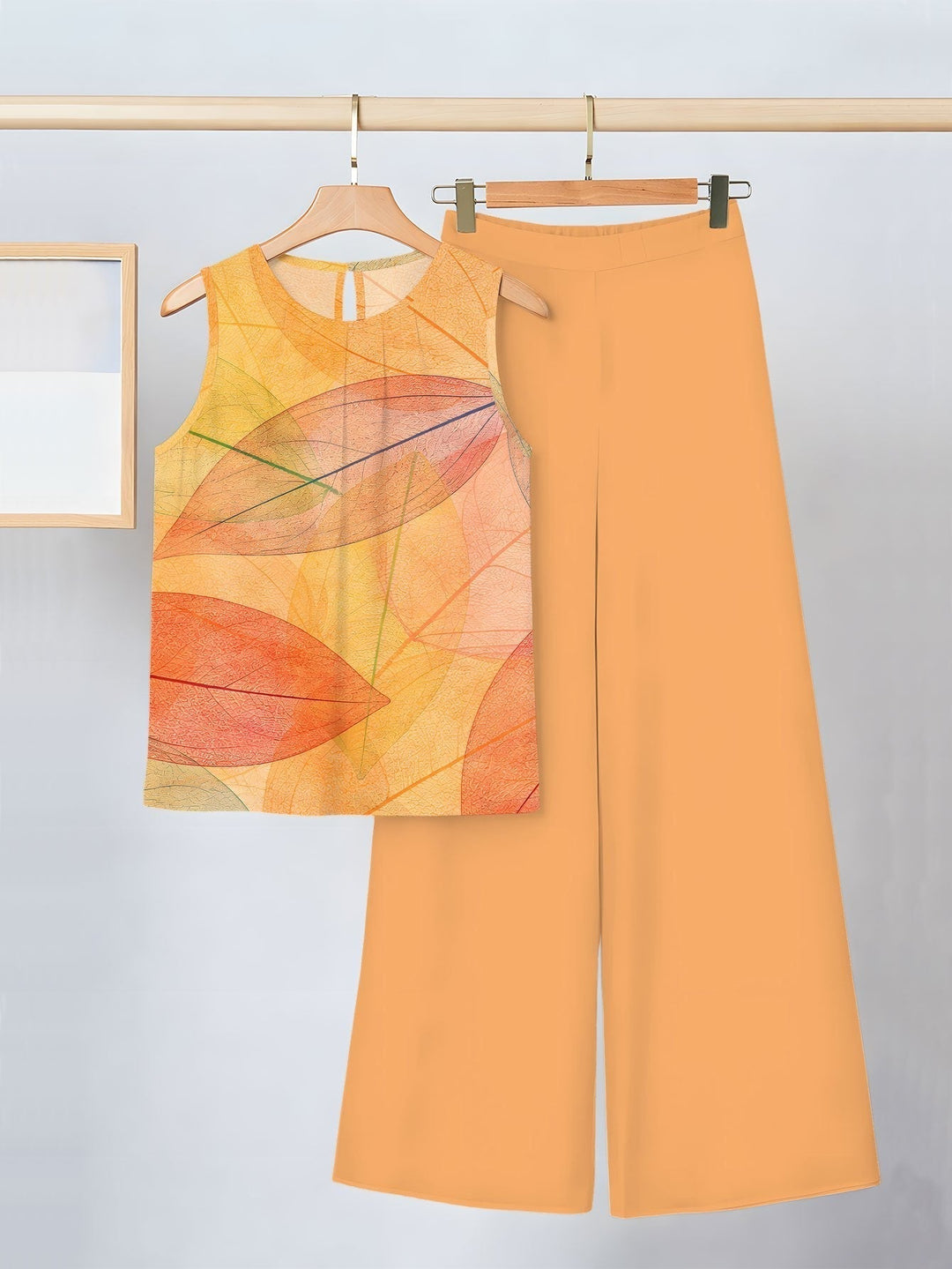 Amber | Blätterdruck Zweiteiliges Set