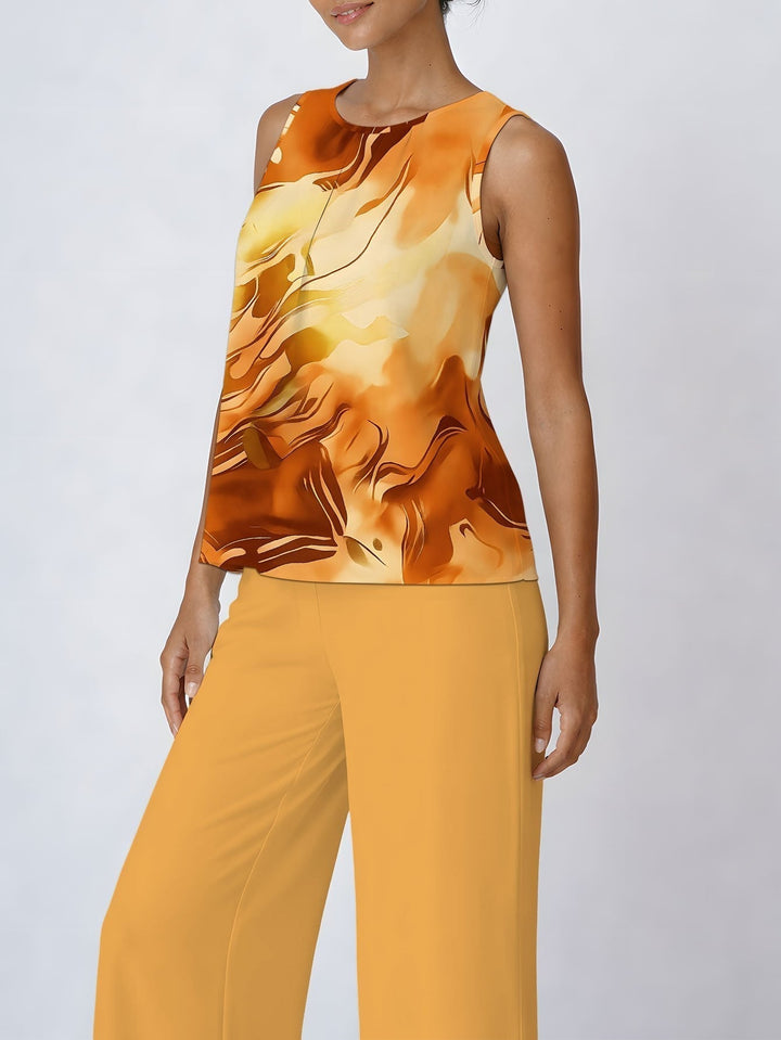 Jessica | Warmes Print-Zweiteiliges Set