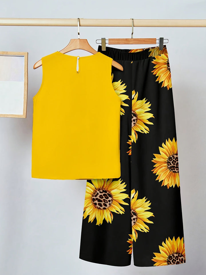 Cassidy | Sonnenblume Zweiteiliges Set