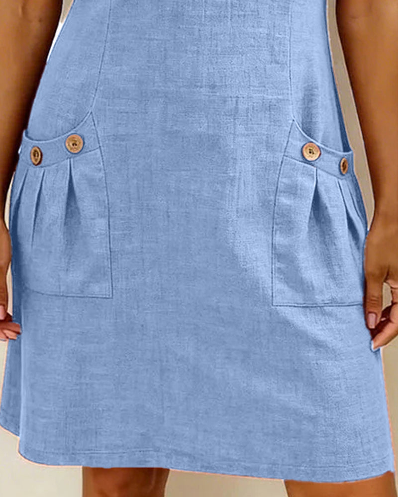Brigitte | Bequemes Sommerkleid mit eleganter Ausstrahlung