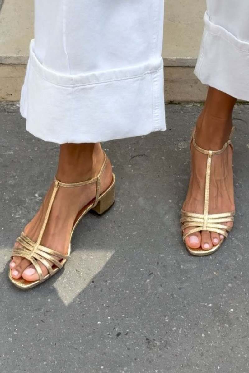 Helga | Elegante Sandalen mit Blockabsatz