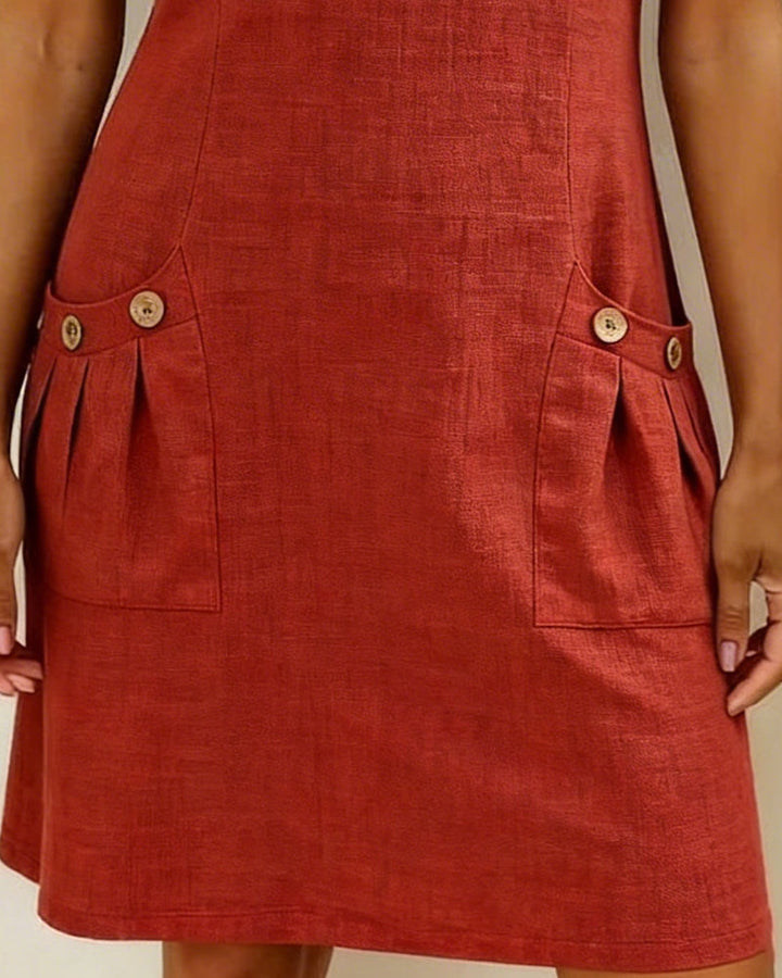 Brigitte | Bequemes Sommerkleid mit eleganter Ausstrahlung