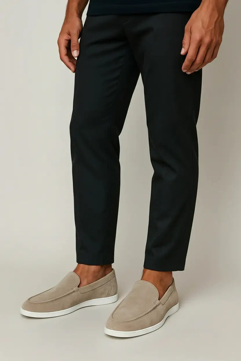 Elegante Wildleder Slipper