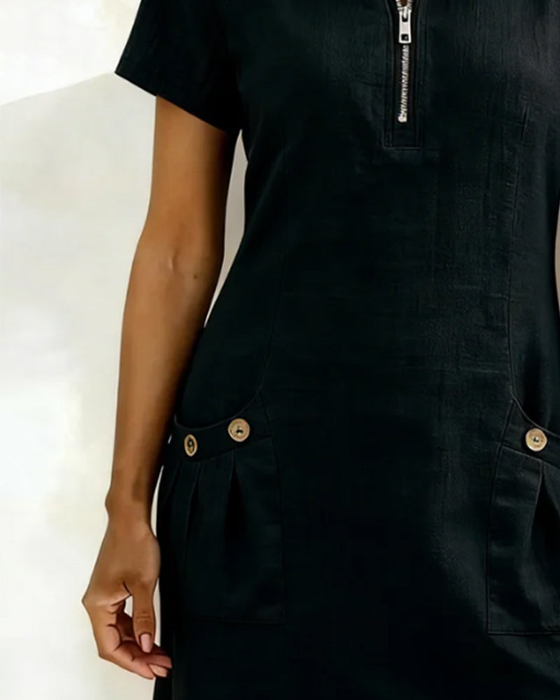 Brigitte | Bequemes Sommerkleid mit eleganter Ausstrahlung