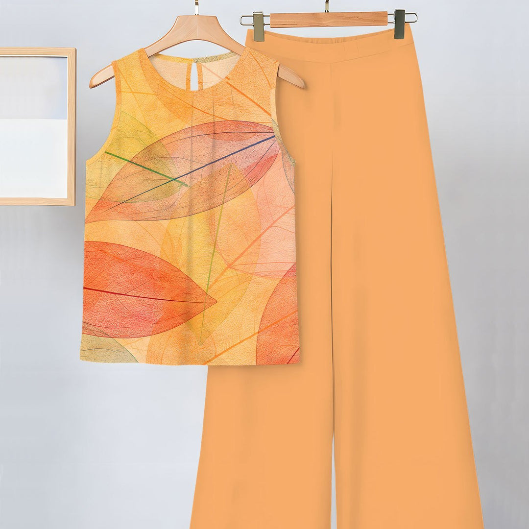 Amber | Blätterdruck Zweiteiliges Set