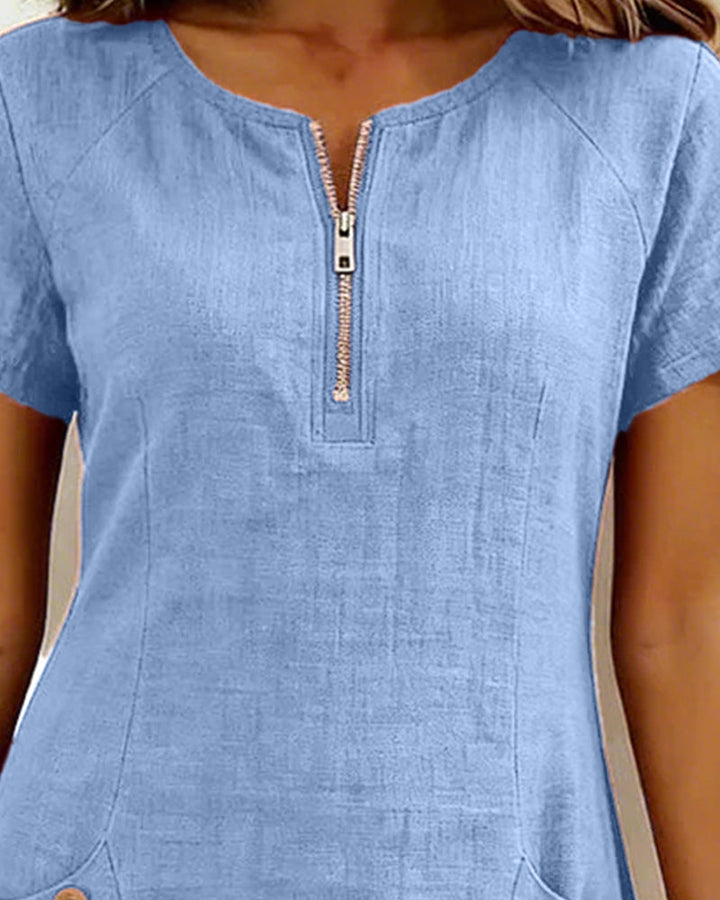 Brigitte | Bequemes Sommerkleid mit eleganter Ausstrahlung