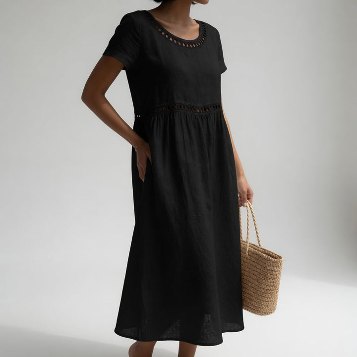 Heidi | Besticktes Midikleid