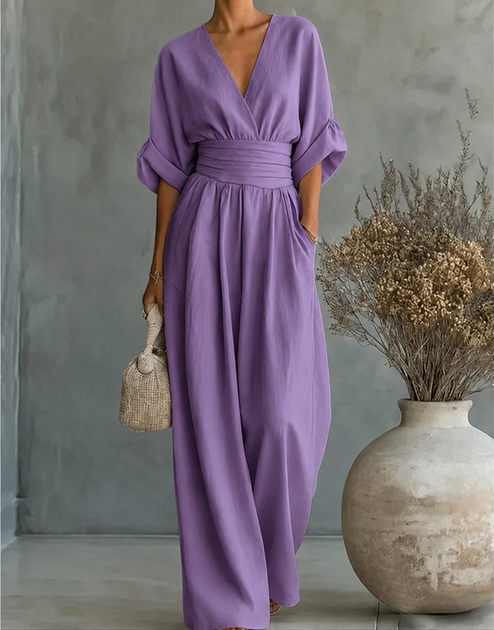 Karin | Eleganter Jumpsuit mit weitem Bein