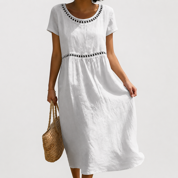 Heidi | Besticktes Midikleid