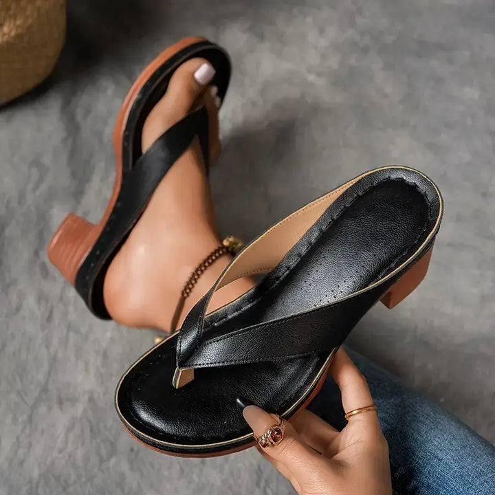 Elegante Sandalen mit bequemem Absatz