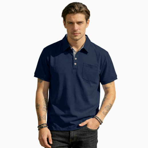 Kilian | Stilvolles Polo mit Brusttasche