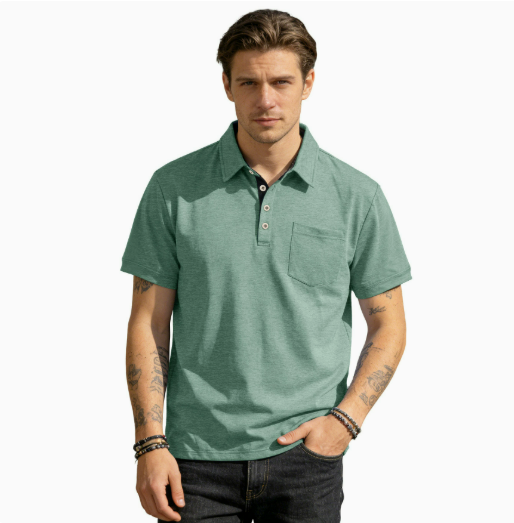 Kilian | Stilvolles Polo mit Brusttasche