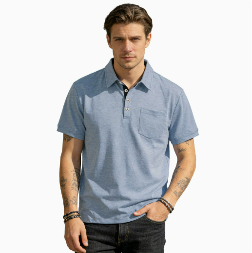 Kilian | Stilvolles Polo mit Brusttasche