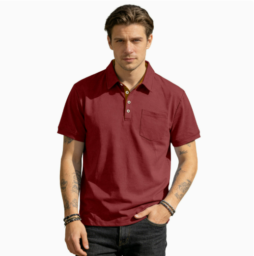 Kilian | Stilvolles Polo mit Brusttasche