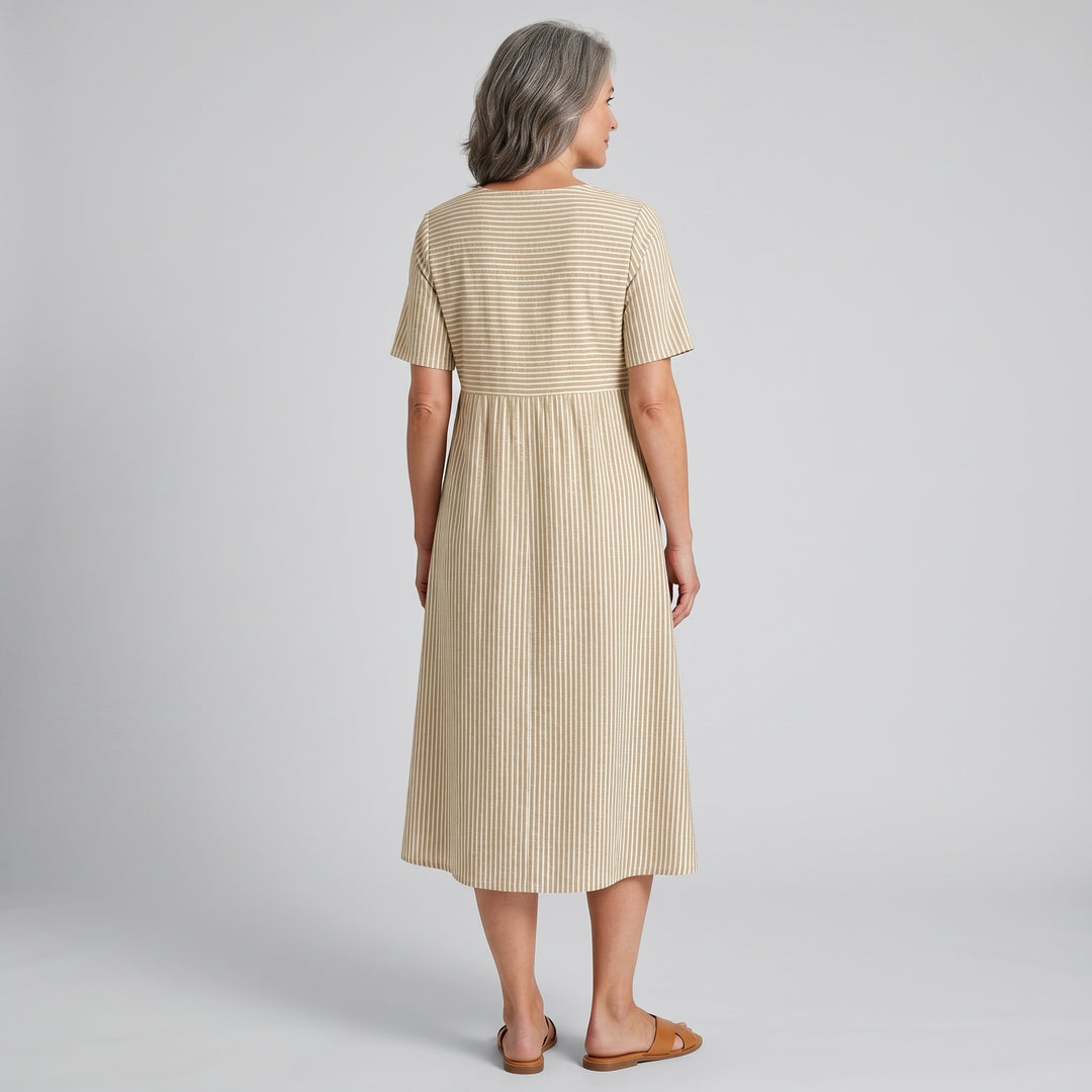 Heike | Locker fallendes Midikleid mit bequemer Passform