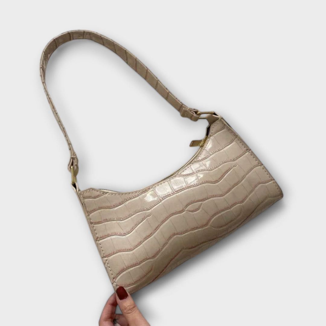 Eleanor | Glänzende Lederhandtasche