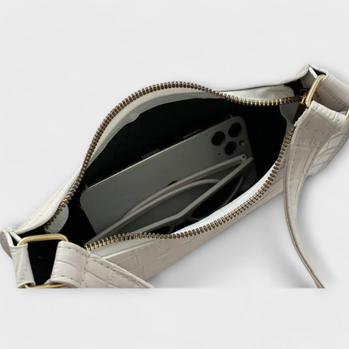 Eleanor | Glänzende Lederhandtasche