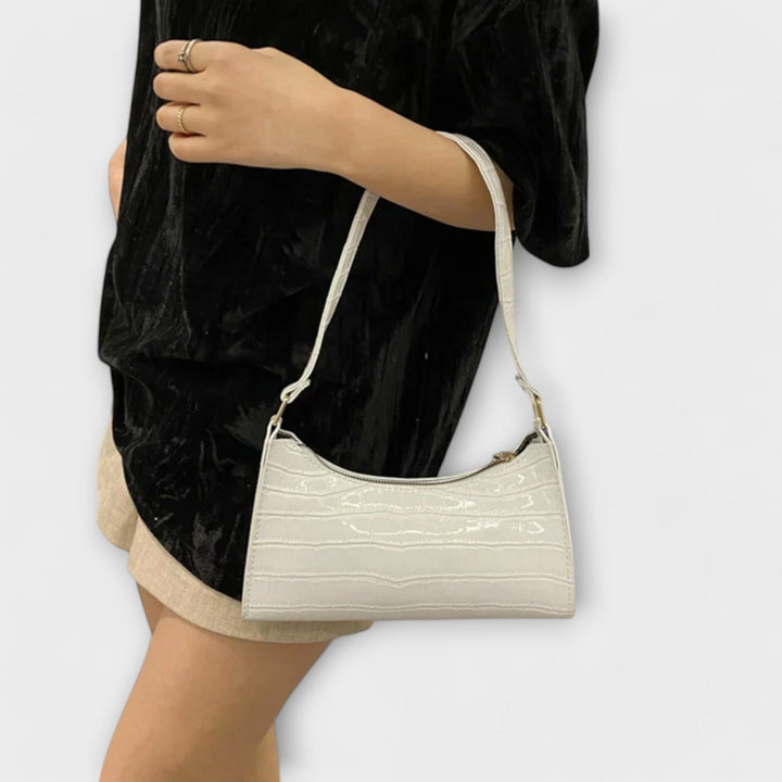 Eleanor | Glänzende Lederhandtasche
