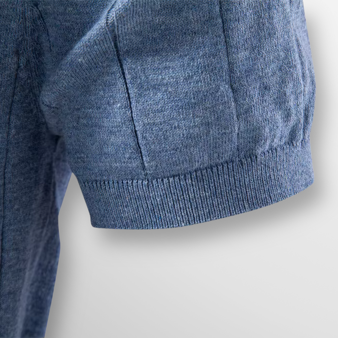 Luca | Luxe Geripptes T-Shirt