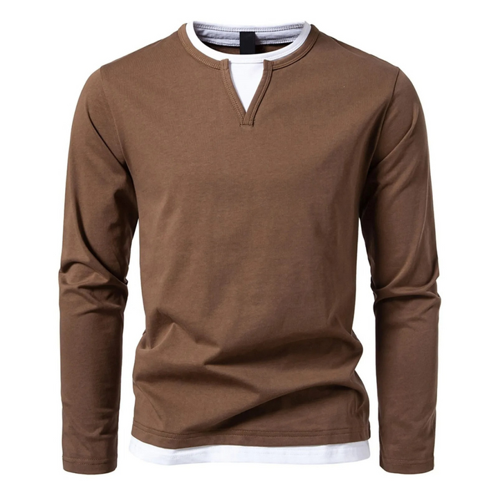 Ludwig | Langärmeliges Baumwoll-T-Shirt