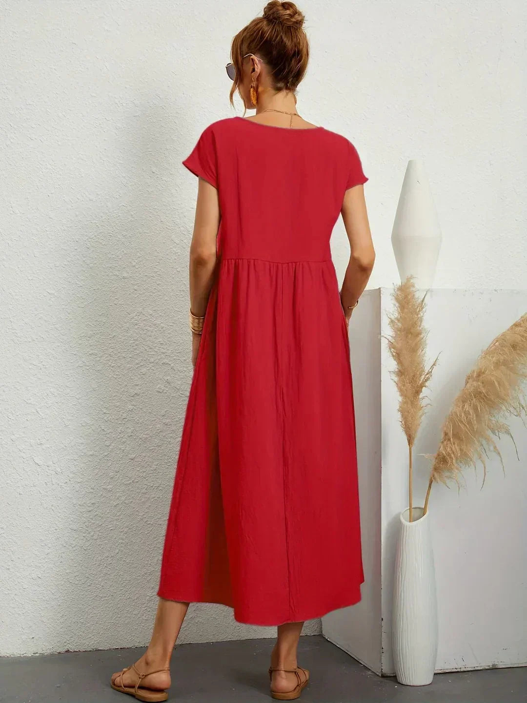 Petra | Luftiges Midikleid mit bequemer Passform