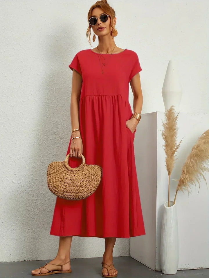 Petra | Luftiges Midikleid mit bequemer Passform