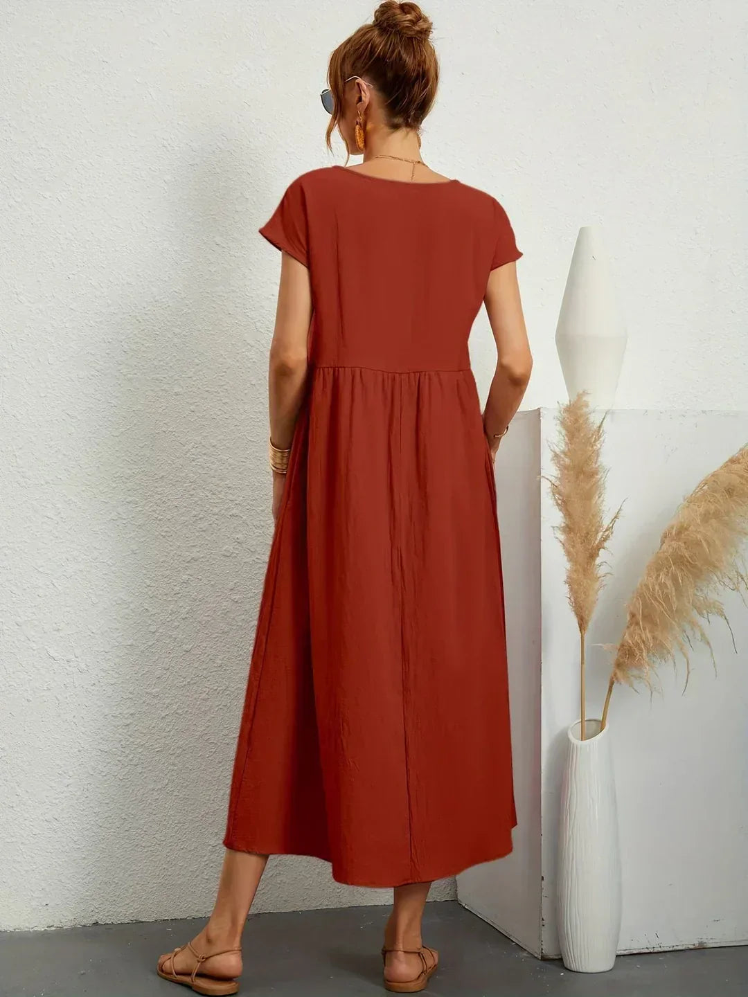 Petra | Luftiges Midikleid mit bequemer Passform