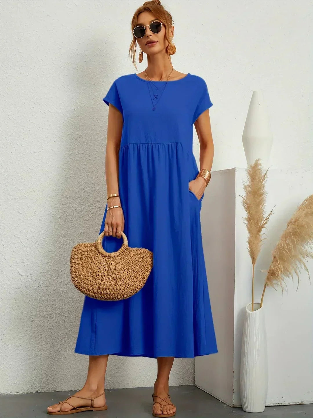 Petra | Luftiges Midikleid mit bequemer Passform