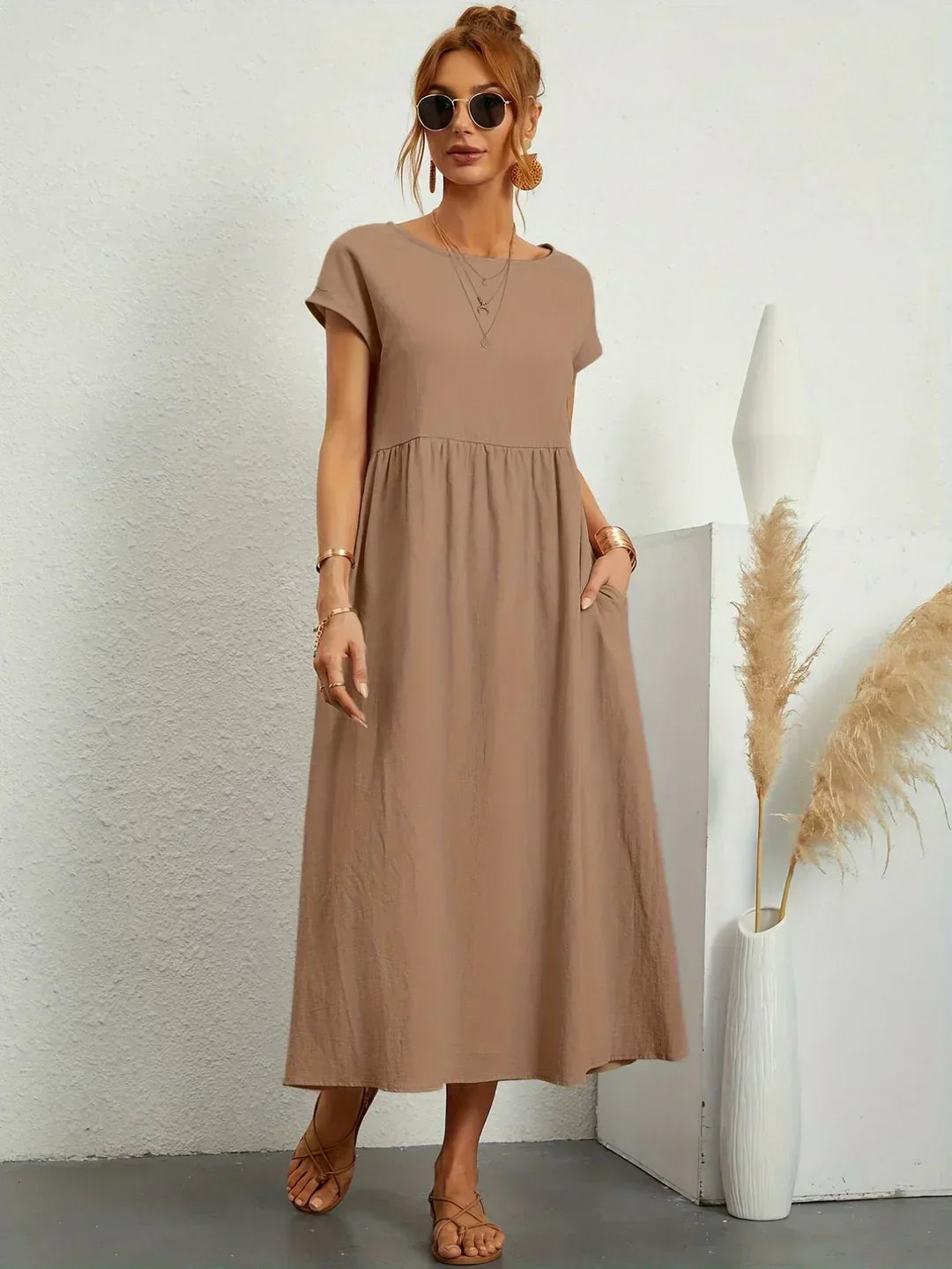 Petra | Luftiges Midikleid mit bequemer Passform